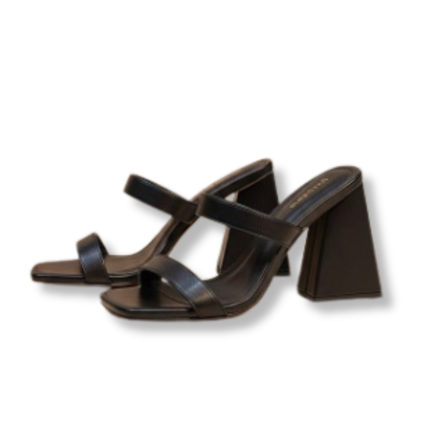 Double Strap Block Heels