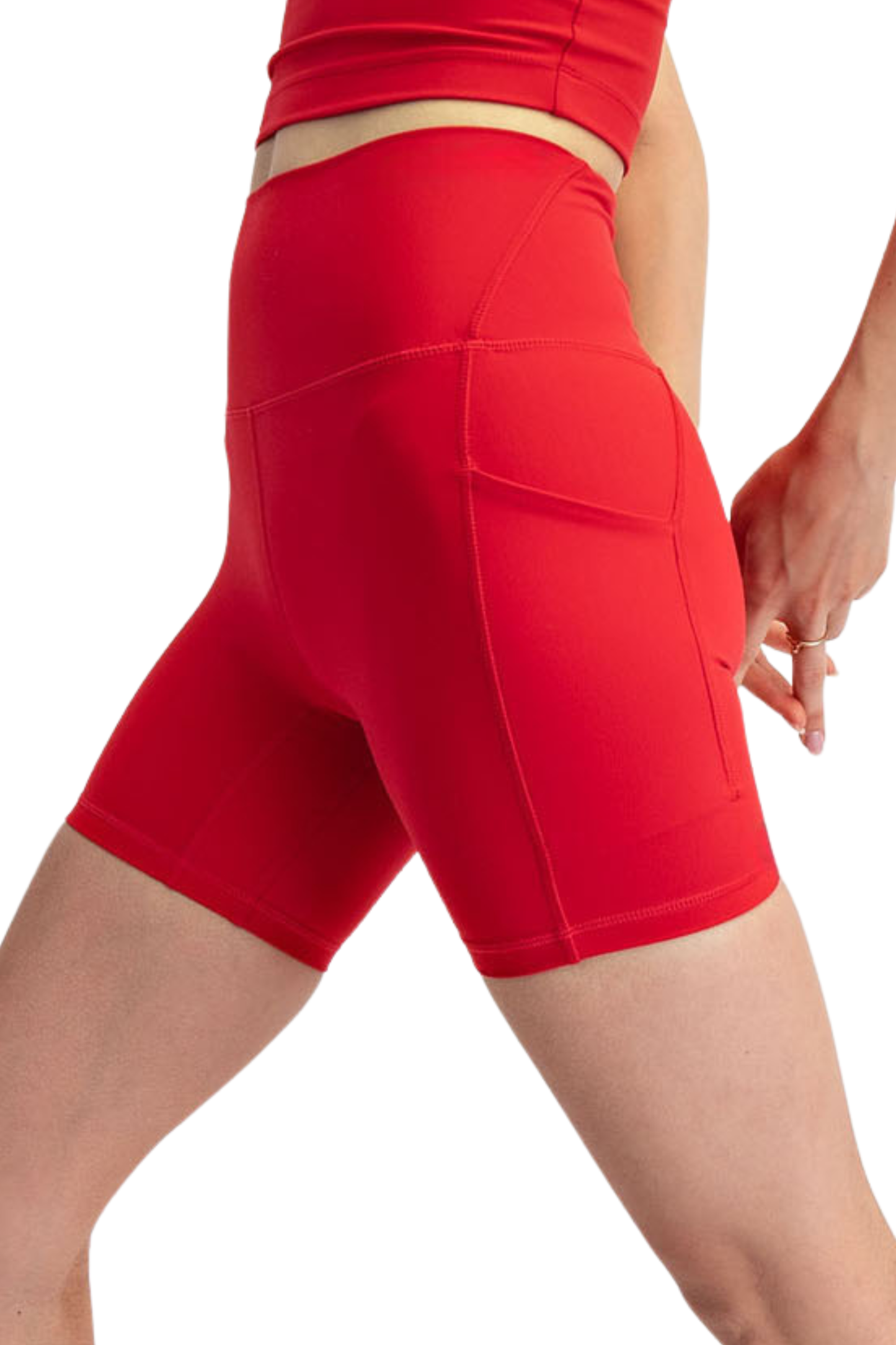 Performance 6" Biker Shorts with Side Pockets