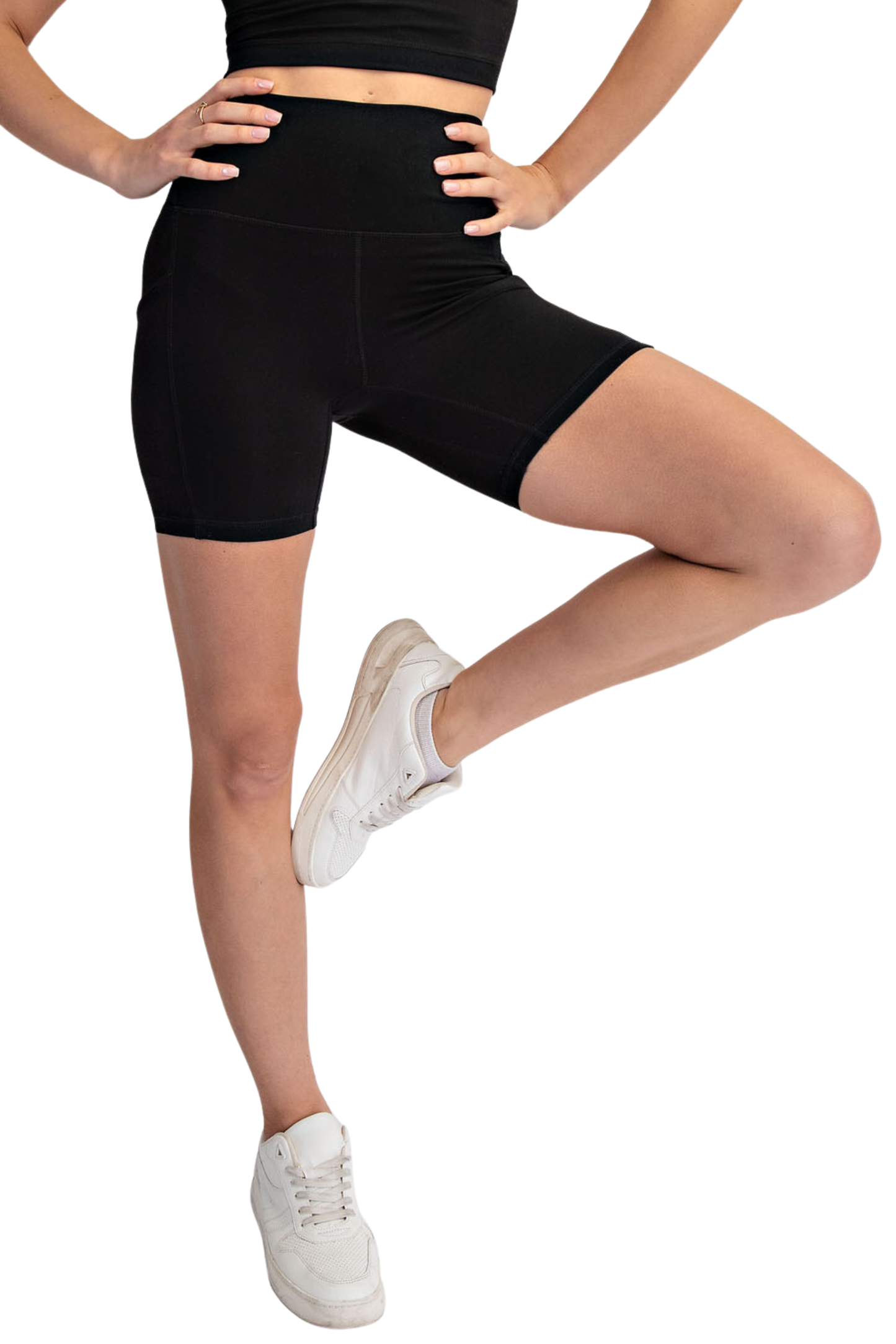 Performance 6" Biker Shorts with Side Pockets