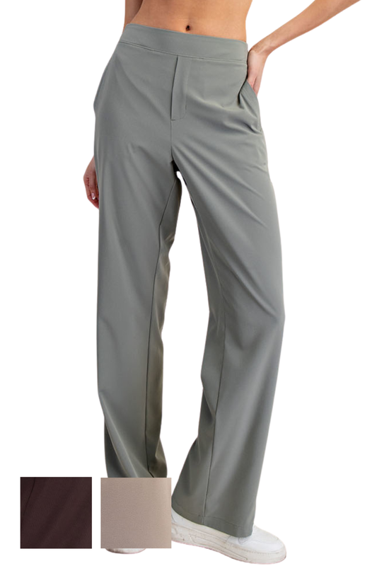 Stretch Dress Up or Sport Relaxed Leg Trouser