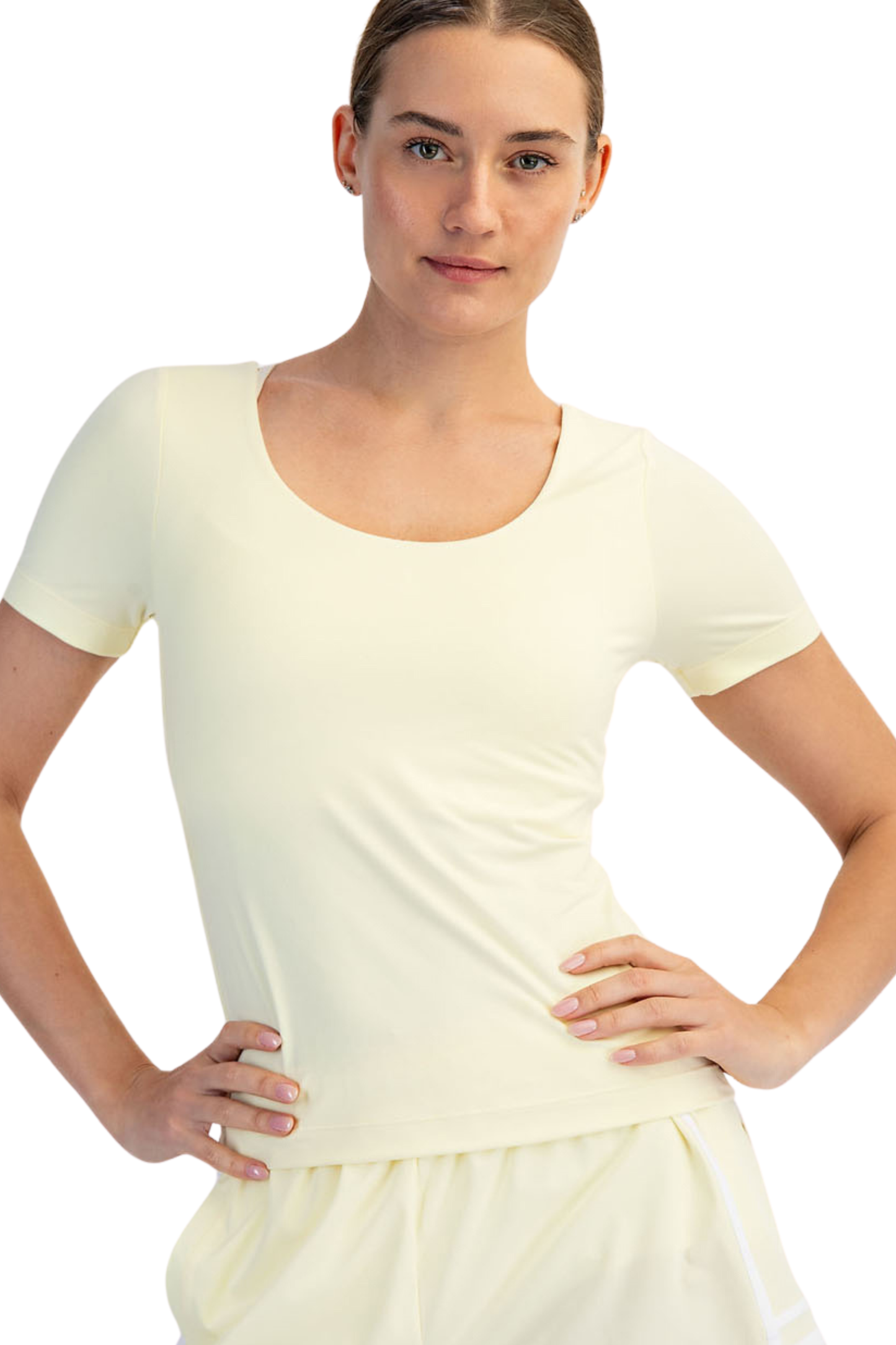 Butter Round Neck Short Sleeve Tee
