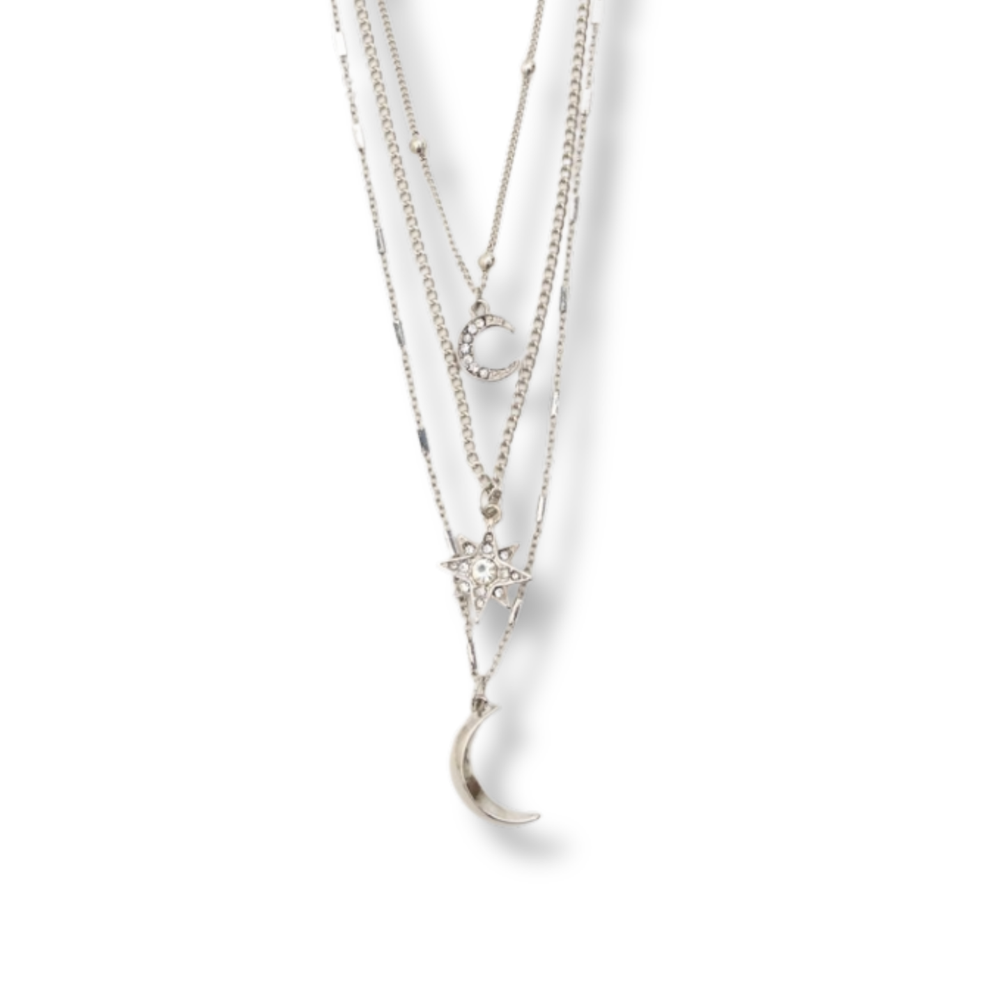 Starry Moonlight Layered Necklace