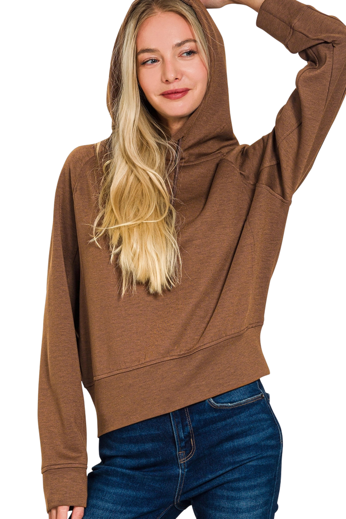 Scuba Hoodie with Drawstrings