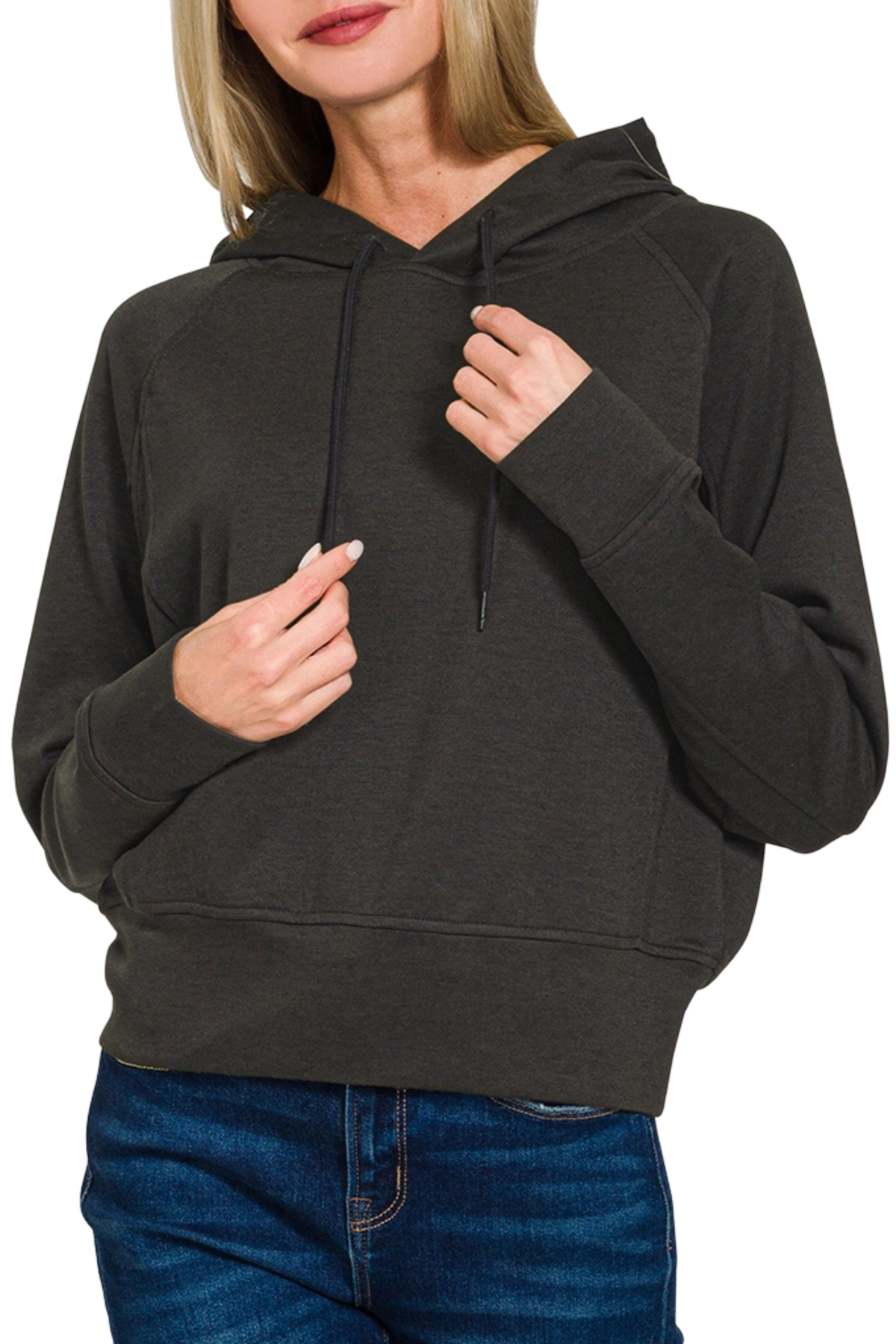 Scuba Hoodie with Drawstrings