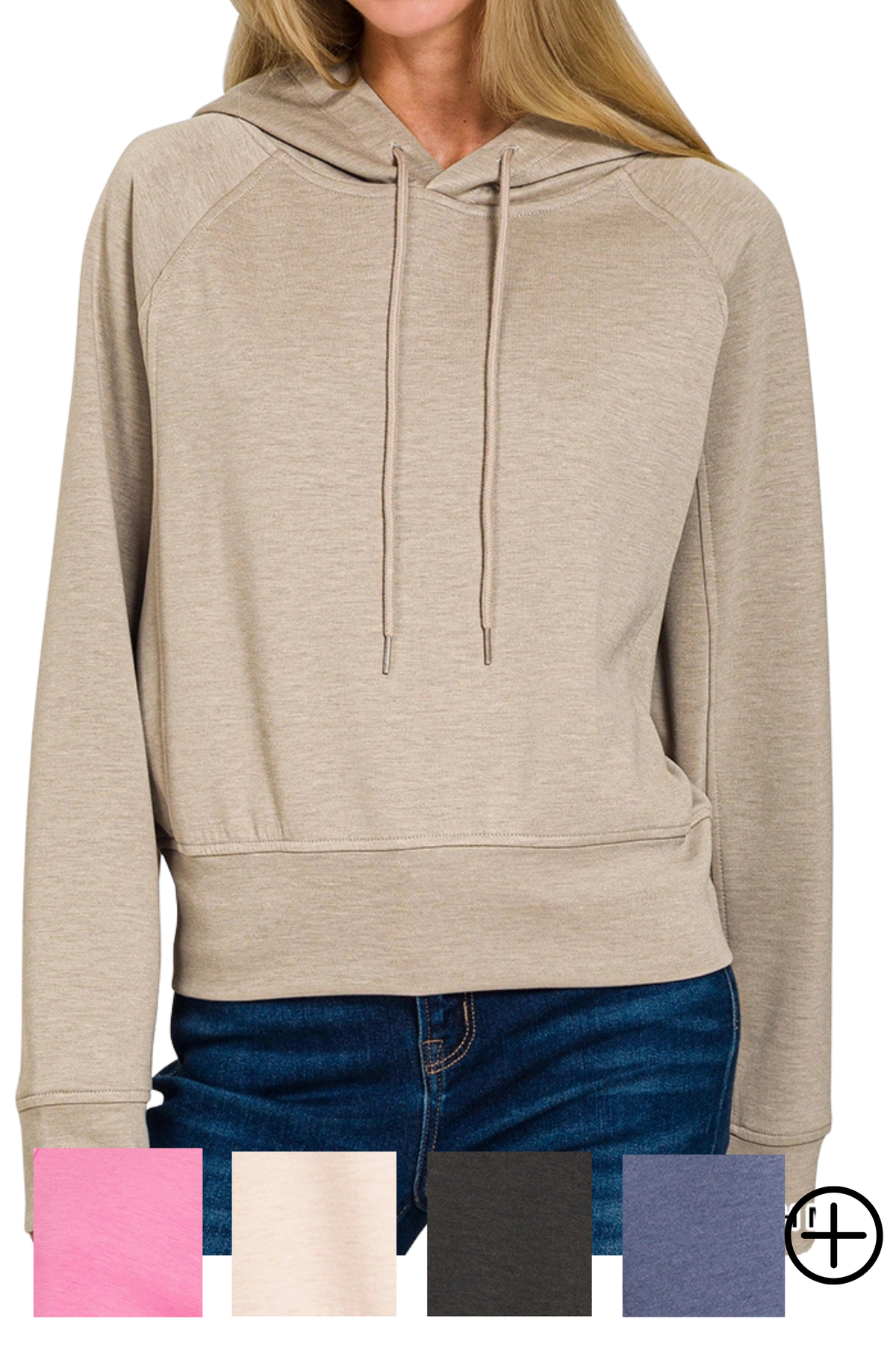 Scuba Hoodie with Drawstrings