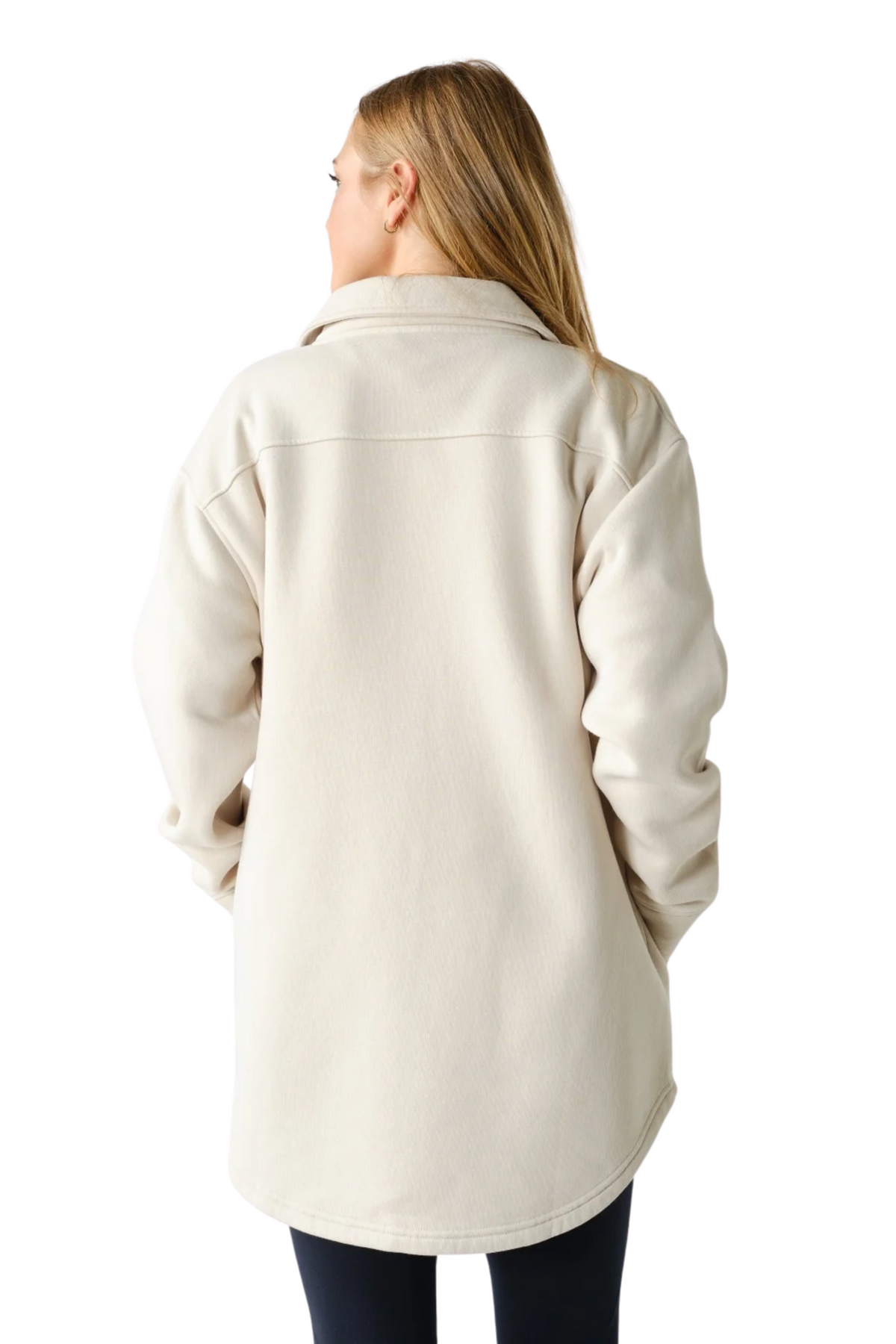 Mineral Washed Snap-On Shacket