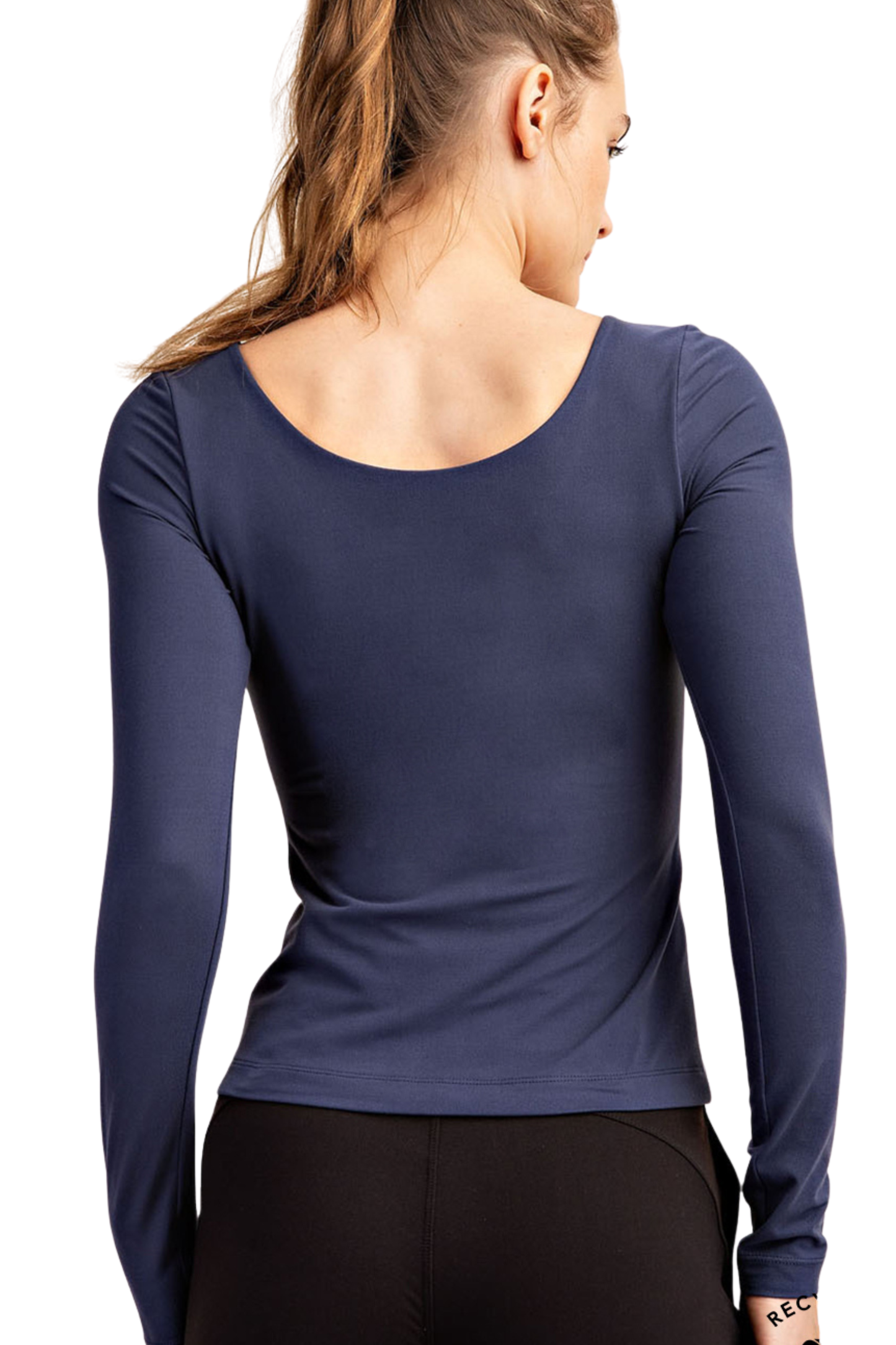 Butter Round Neck Long Sleeve Top