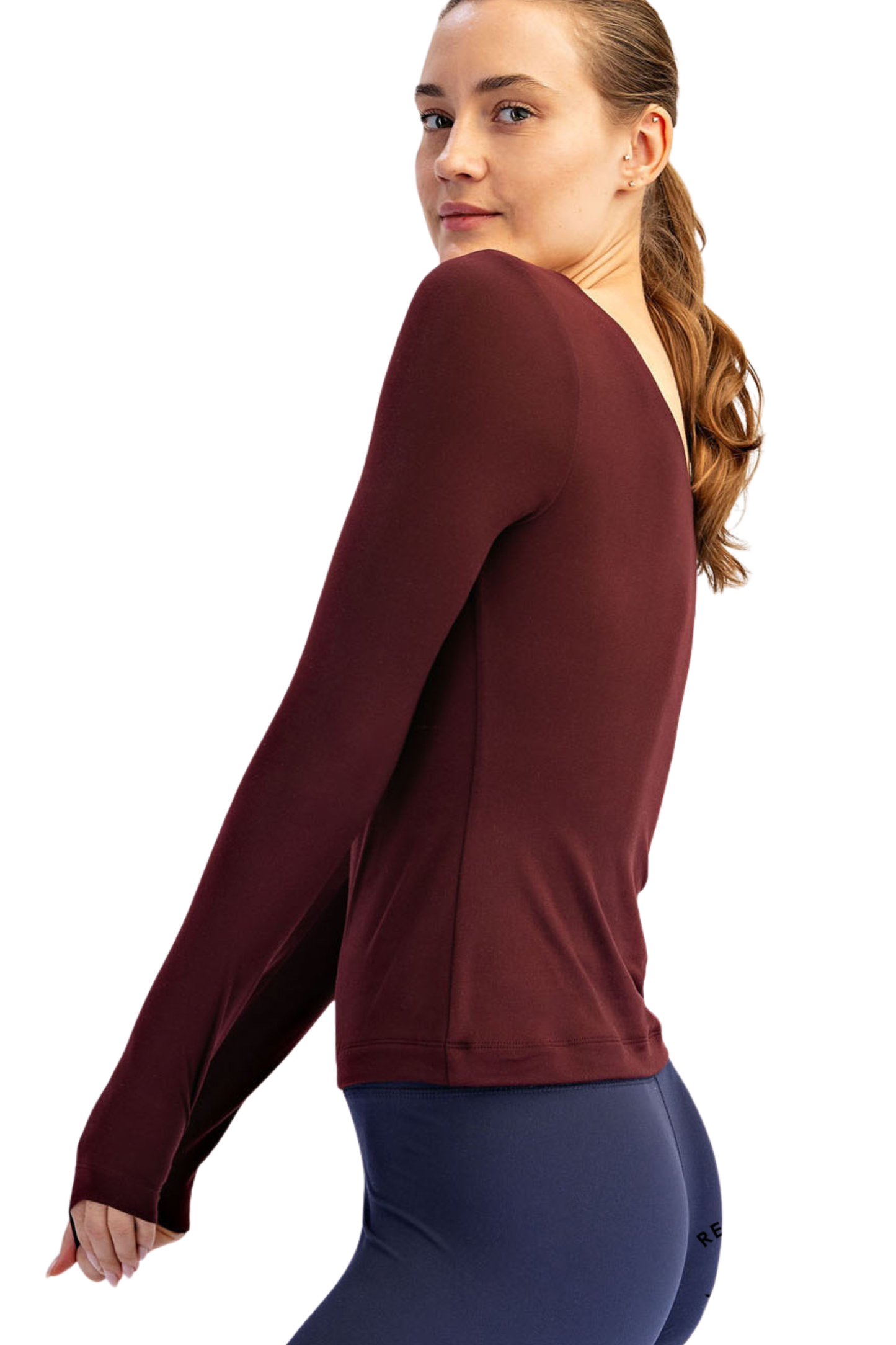 Butter Round Neck Long Sleeve Top