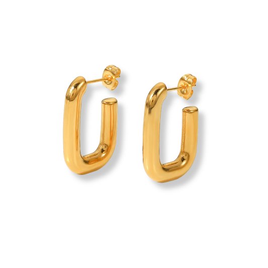 Sestra by Intro Stainless Steel C Shape Rounded Hoops