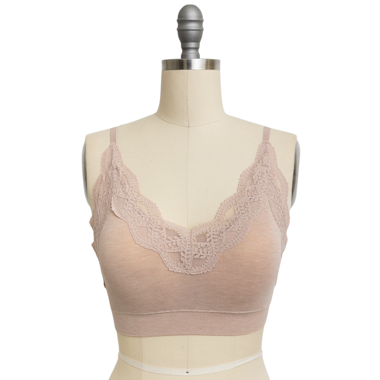 Ultra Soft Padded Lace Bralette