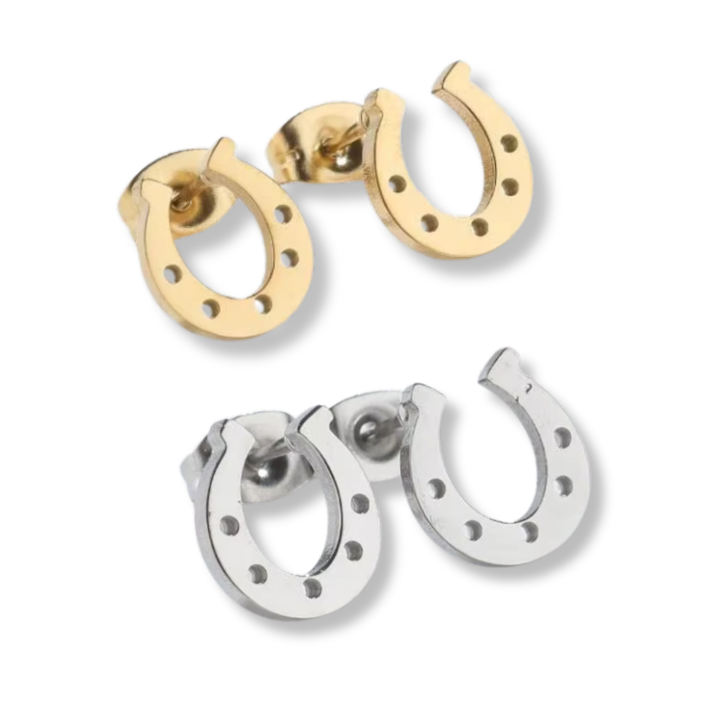 Stainless Steel Horseshoe Studs