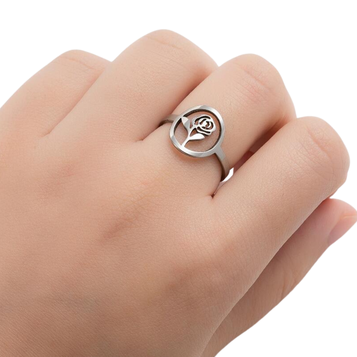 Adjustable Rose Ring