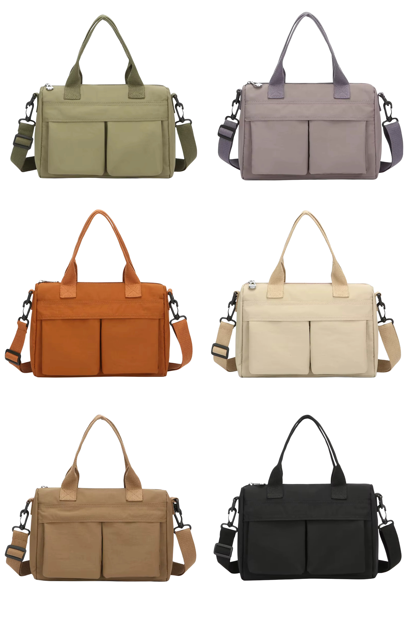The "Fits Everything" Sporty Compact Nylon Messenger Bag