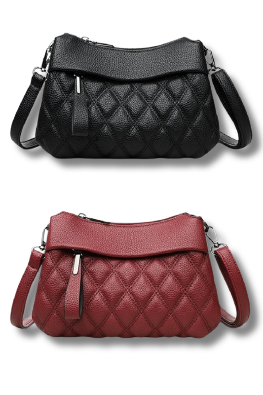 Diamond Quilted Crossbody Shoulder Bag