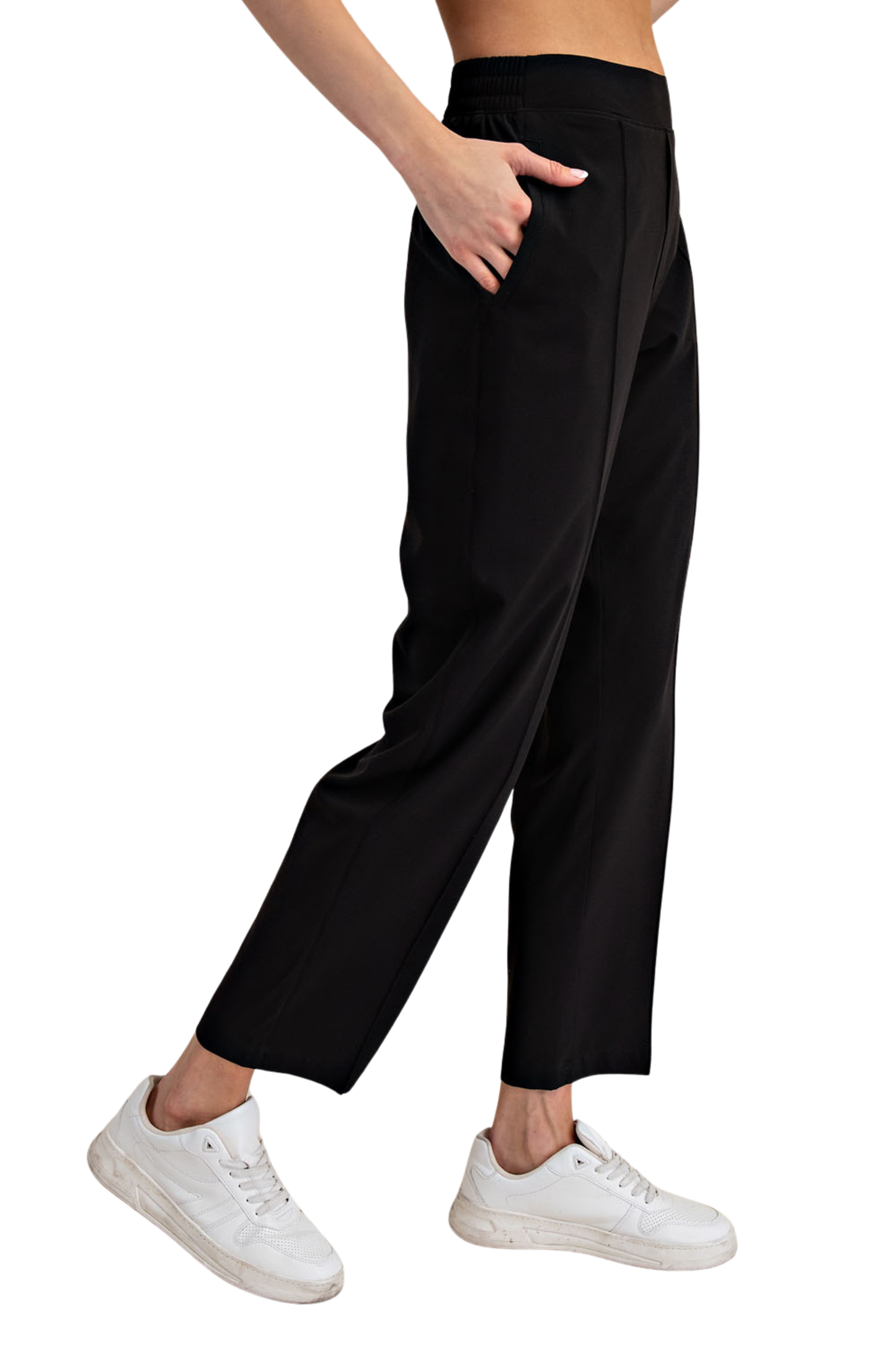 Stretch Dress Up or Sport Ankle Length Pants