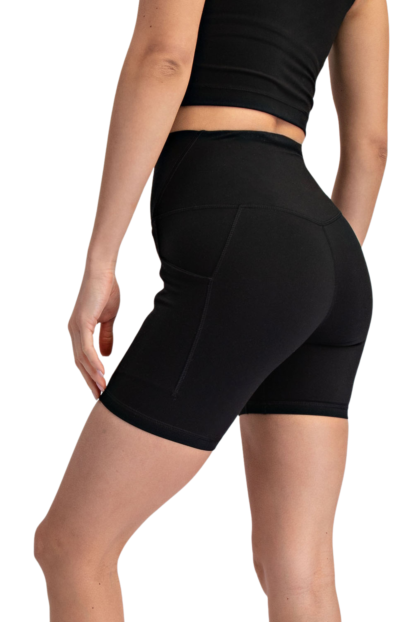 Butter Biker Shorts with Side Pockets
