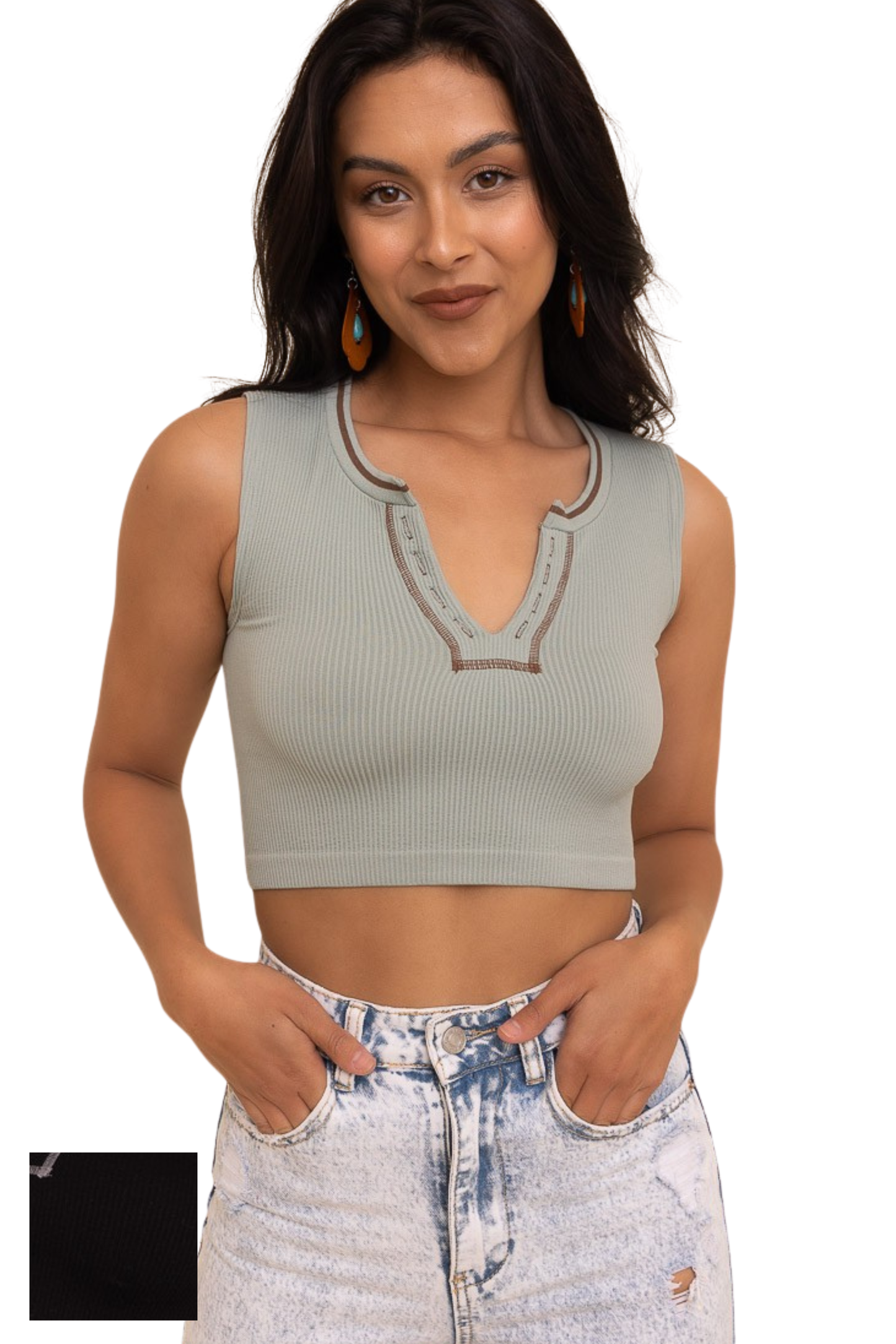Ribbed Henley Brami