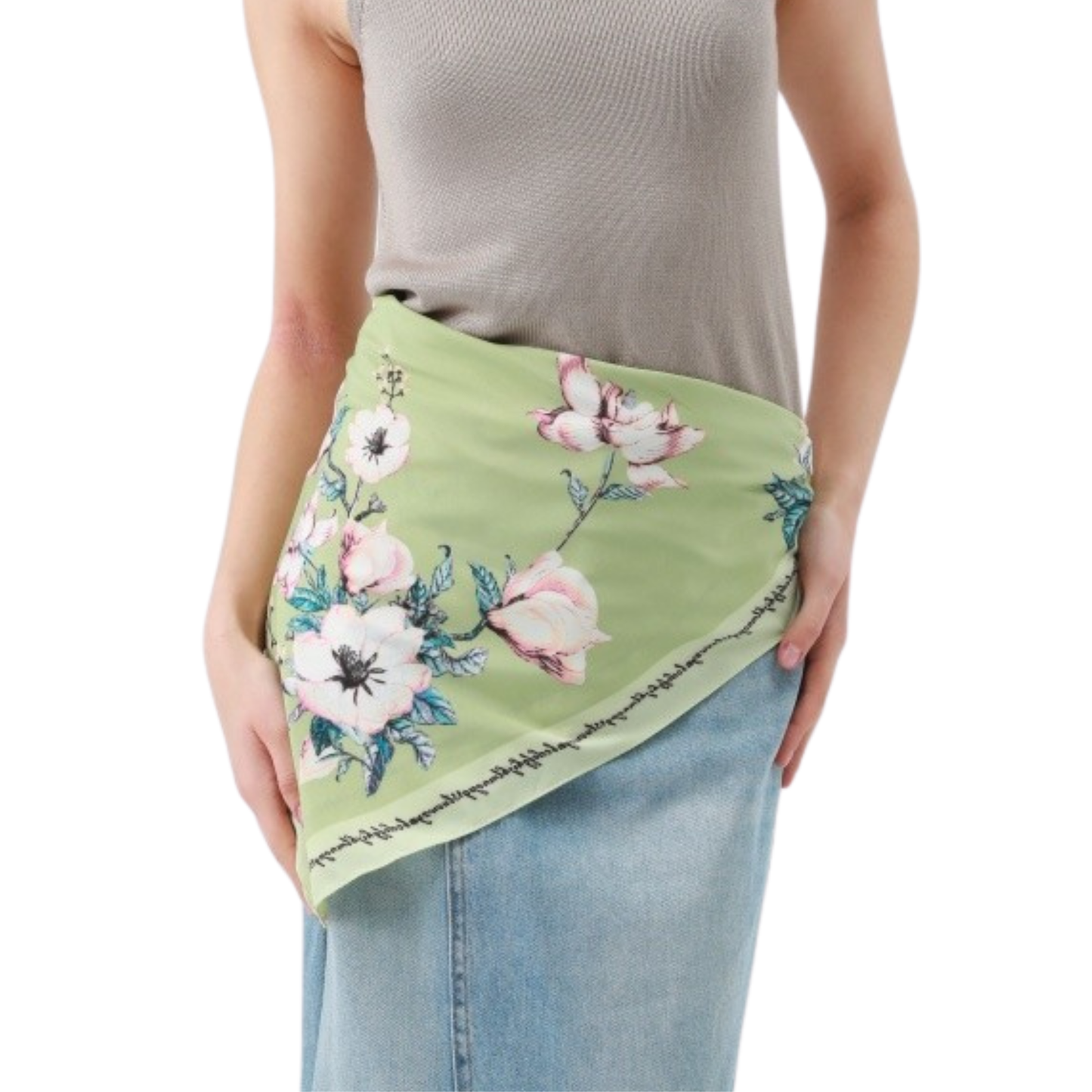 Floral Butterfly Scarf