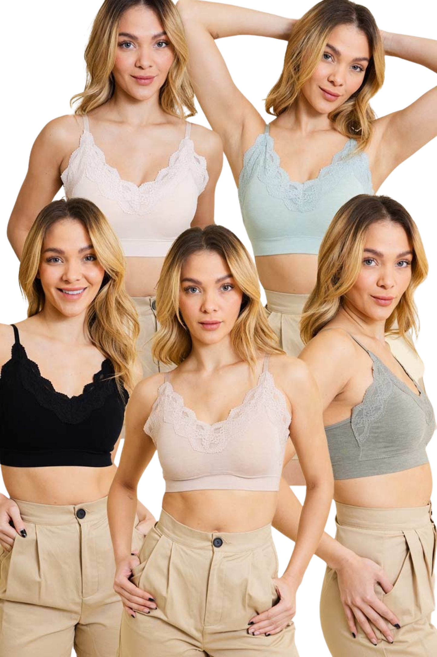 Ultra Soft Padded Lace Bralette