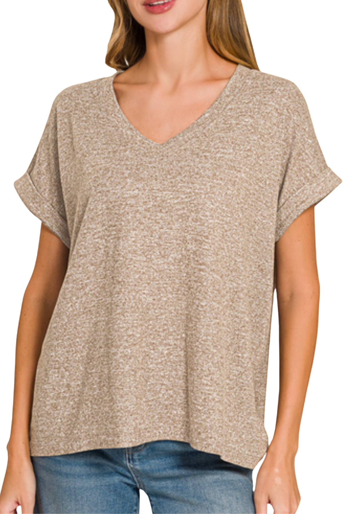 So So Soft Relaxed V Neck Tee