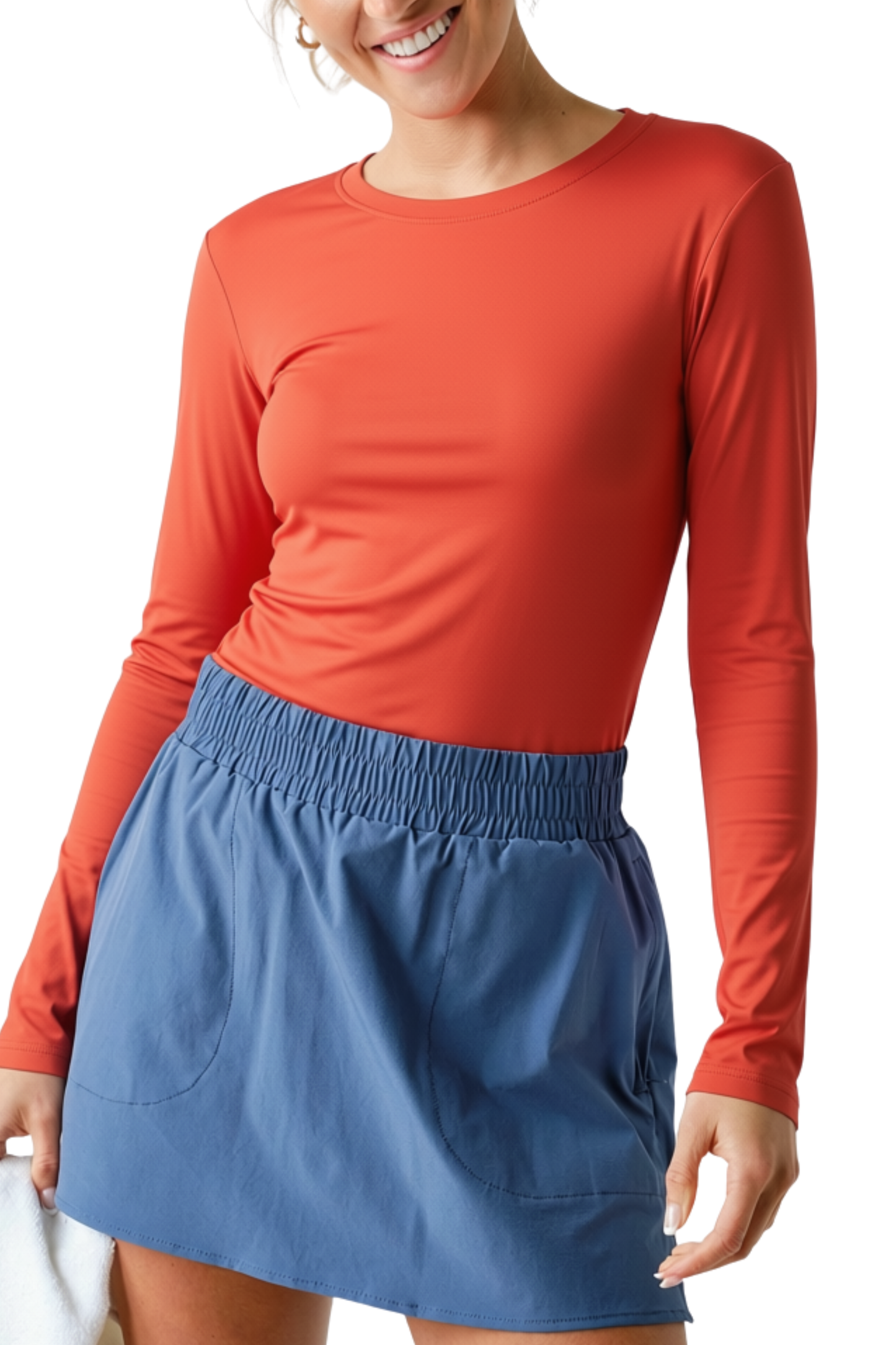 Essential Micro Ribbed Long Sleeve Top