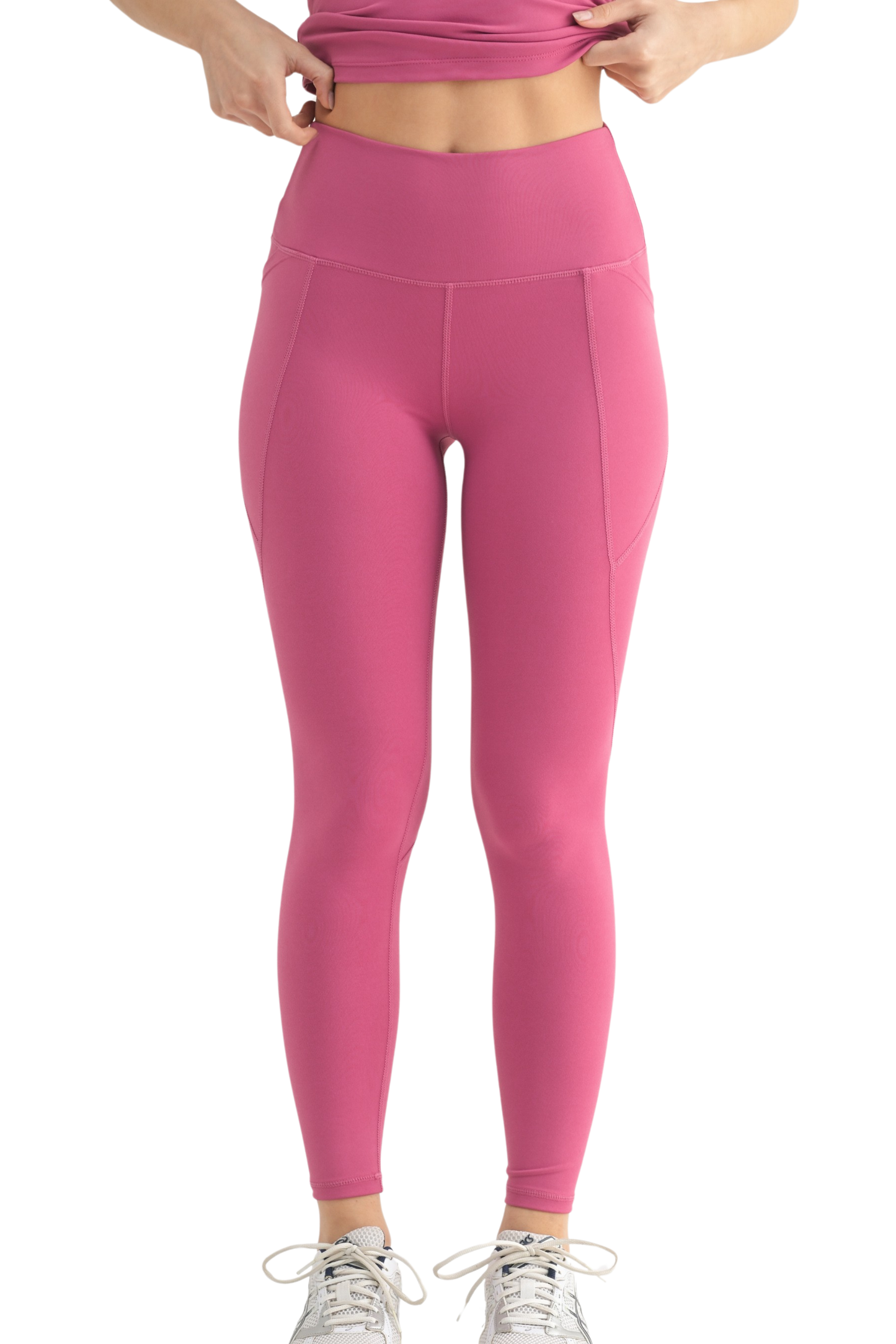 Tapered Band High Waist Performance Leggings