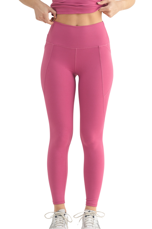 Tapered Band High Waist Performance Leggings