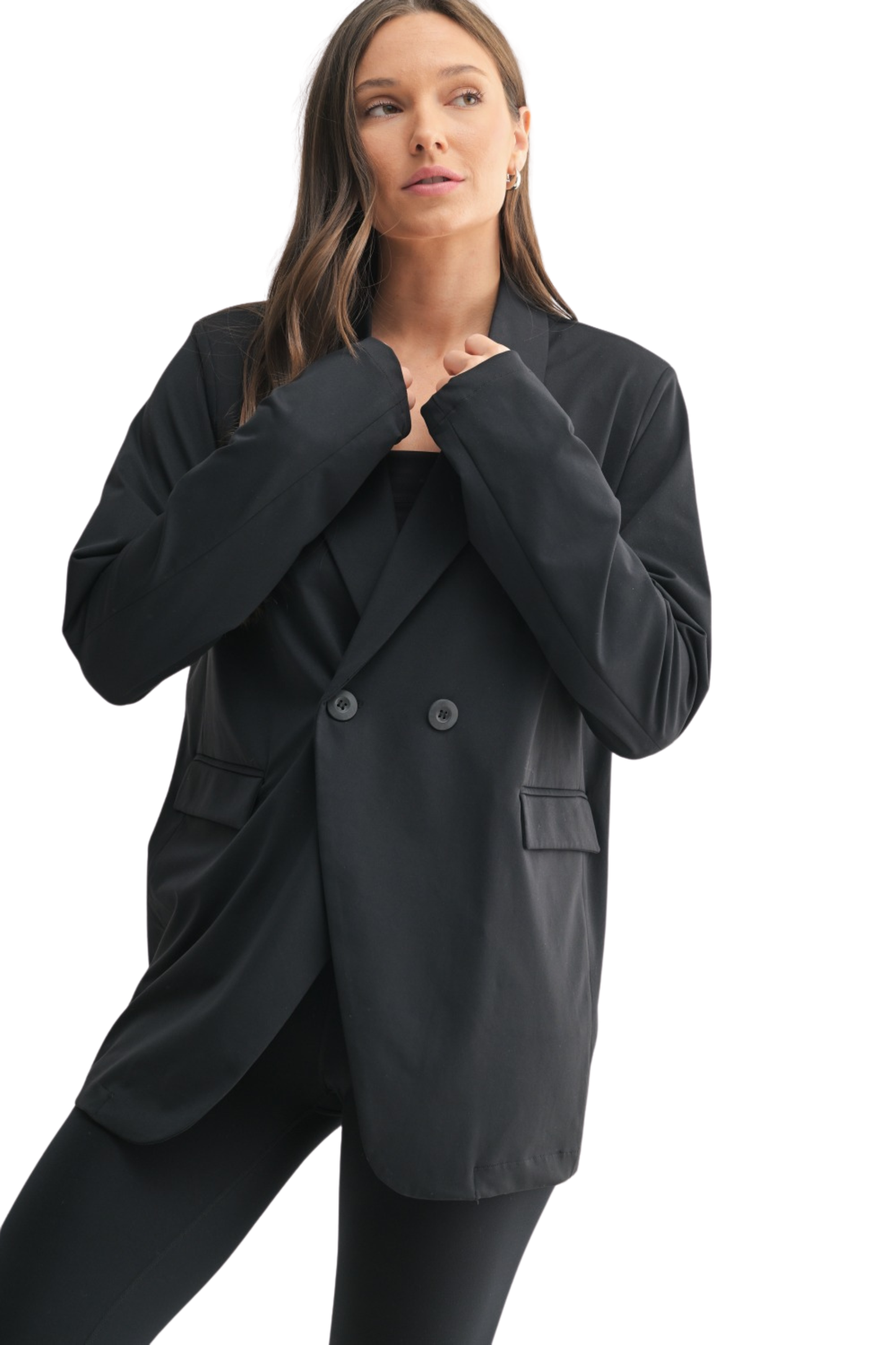 Oversized Double Breasted Blazer