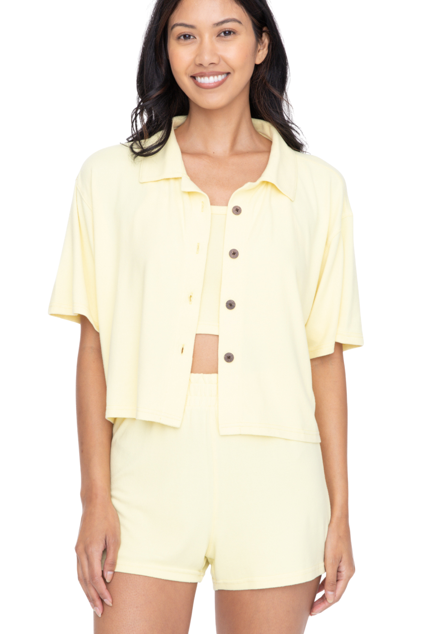 Brushed Hacci Lounge Pajama Set