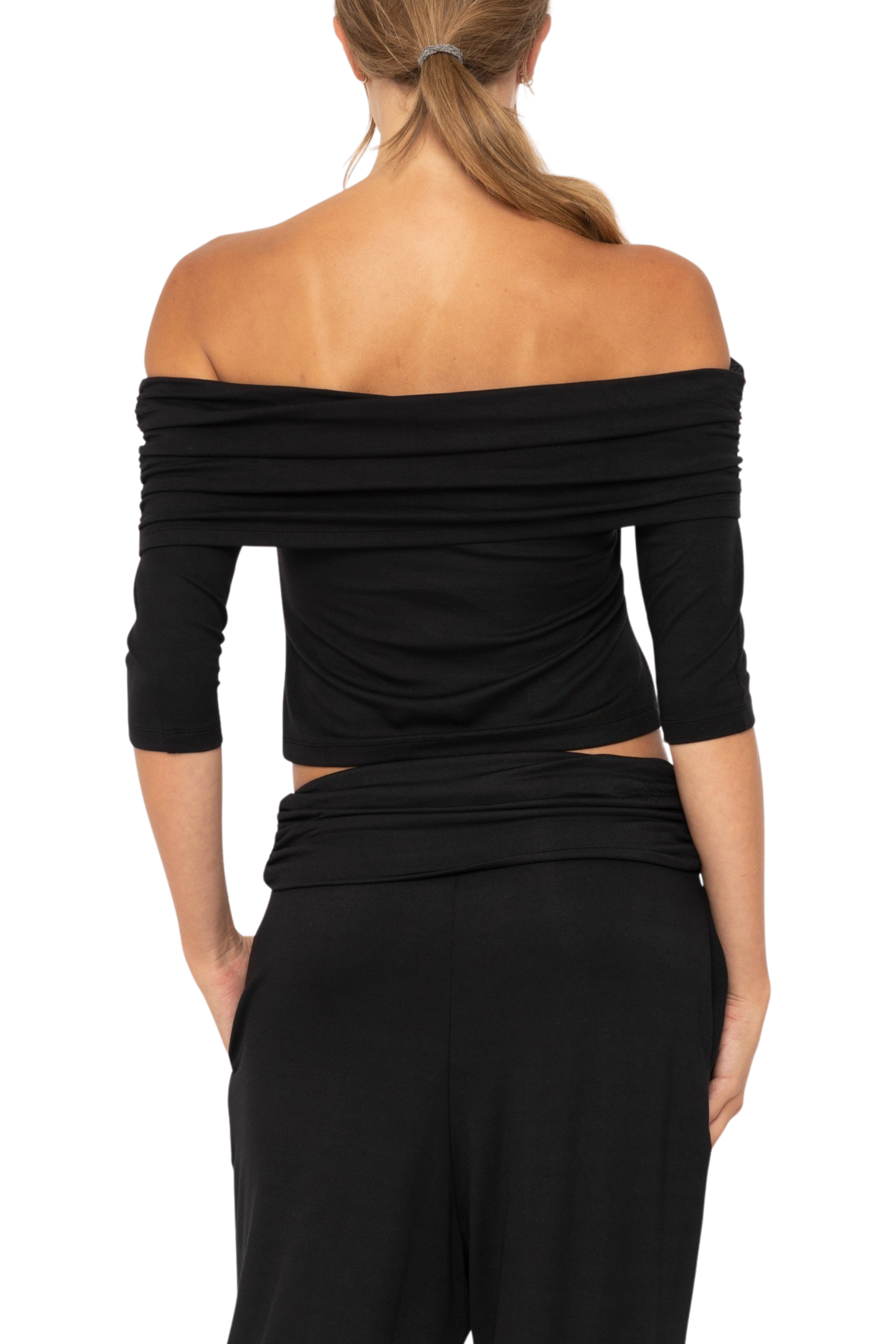 (Large) Off the Shoulder Ruched Top