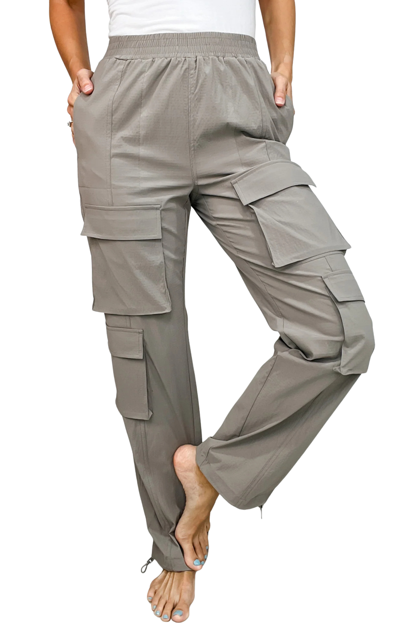 Bungee Hem Cargo Pants