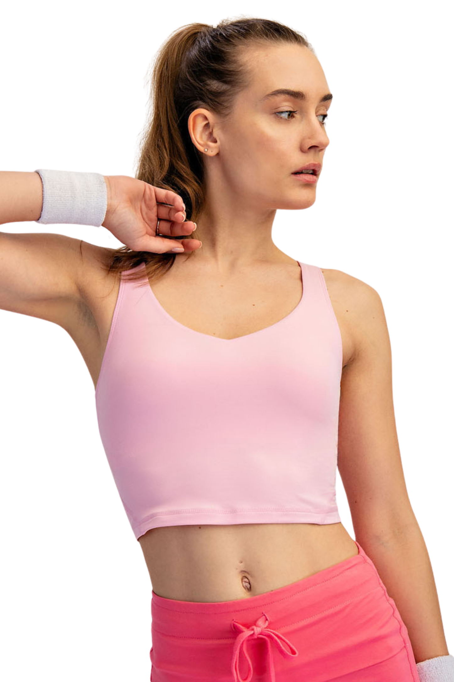 Butter Aligned Cropped Tank