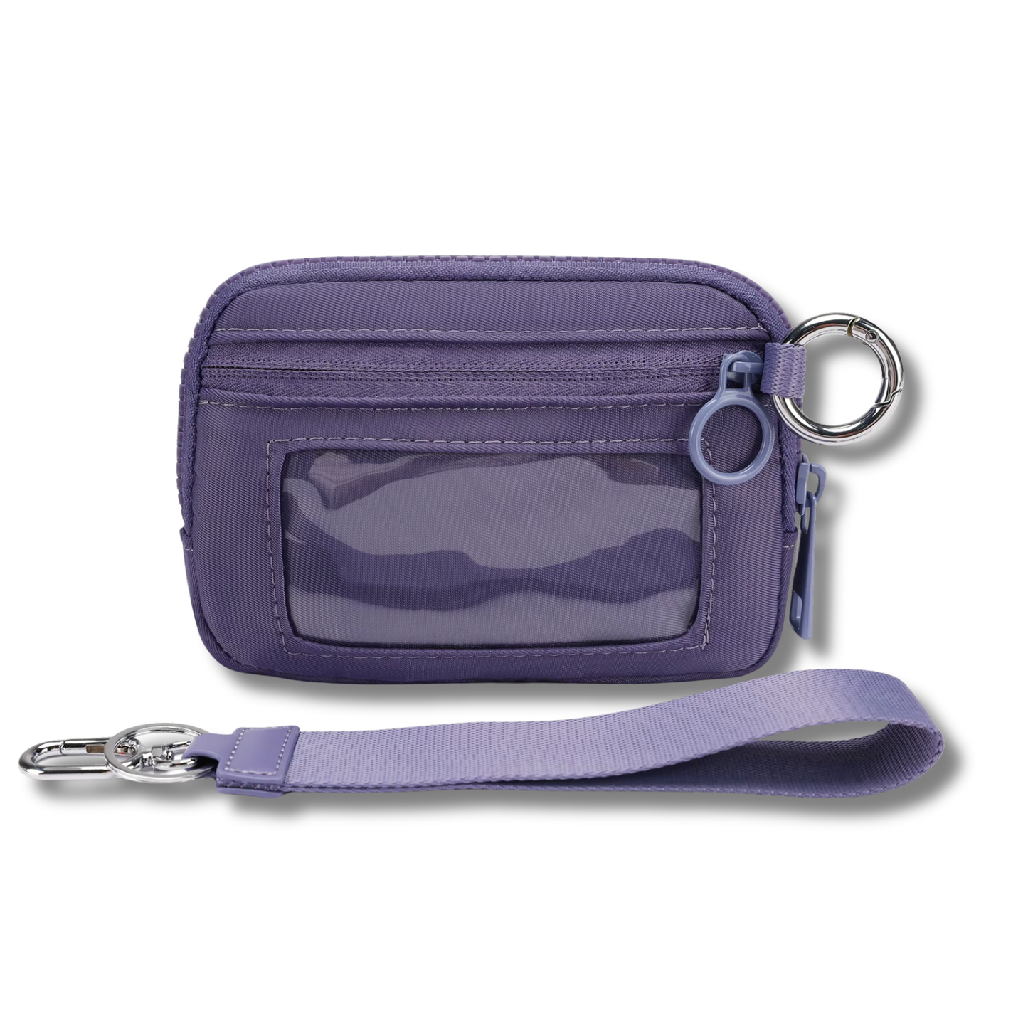 Weatherproof 3 Zip Wallet with Wristlet Strap