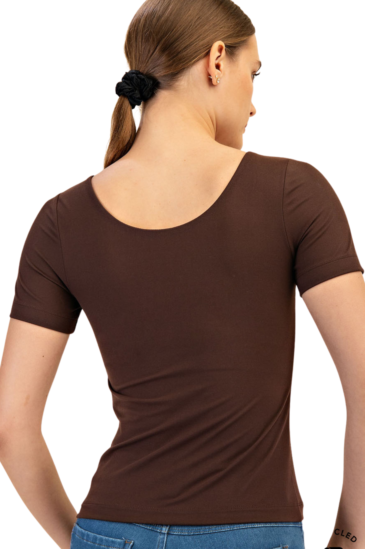 Butter Round Neck Short Sleeve Tee