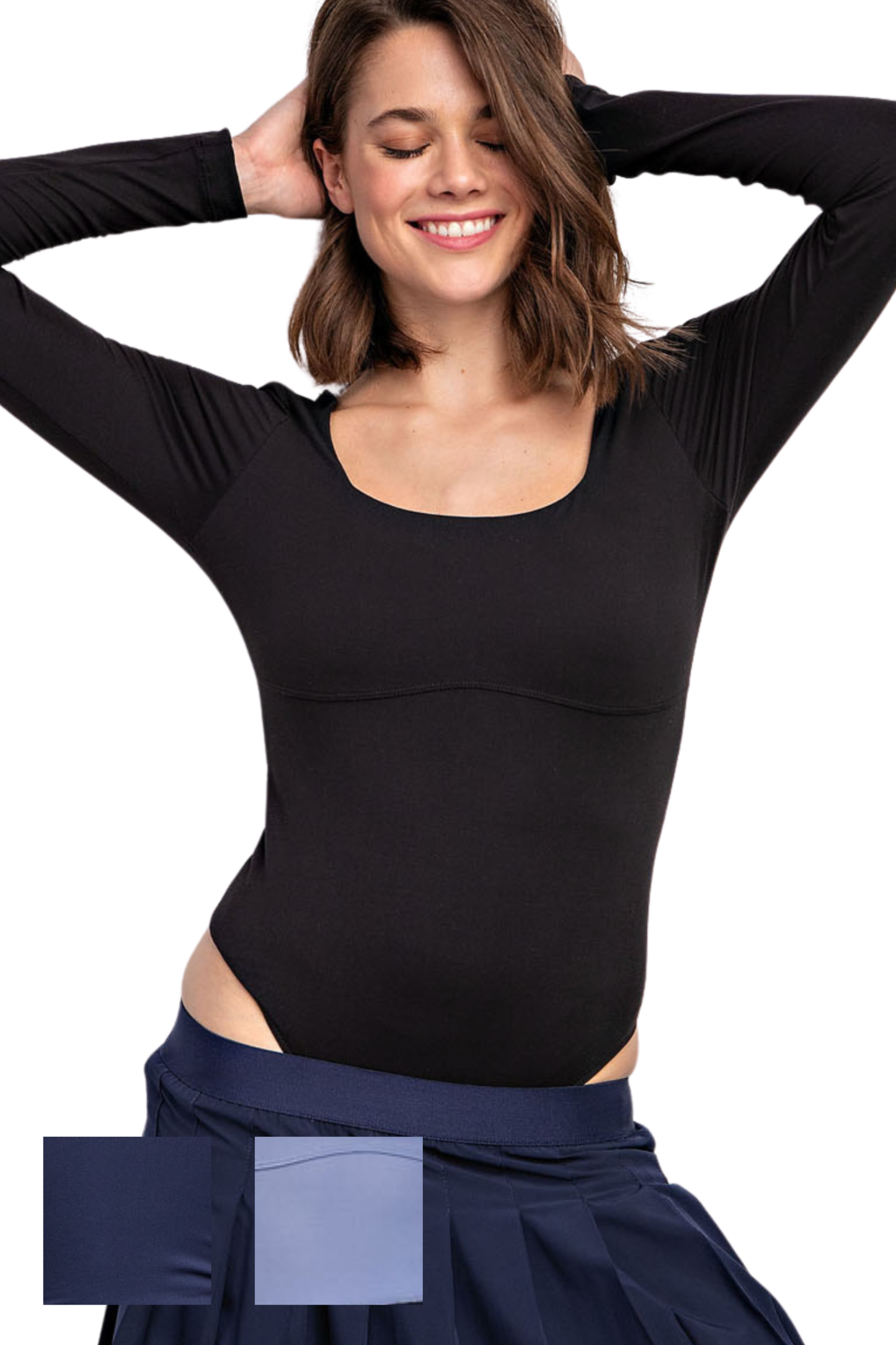 Recycled Butter Fabric Ballet Long Sleeve Bodysuit