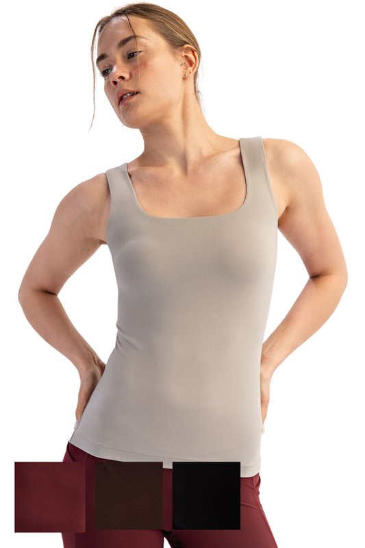 Butter Square Neck Tank