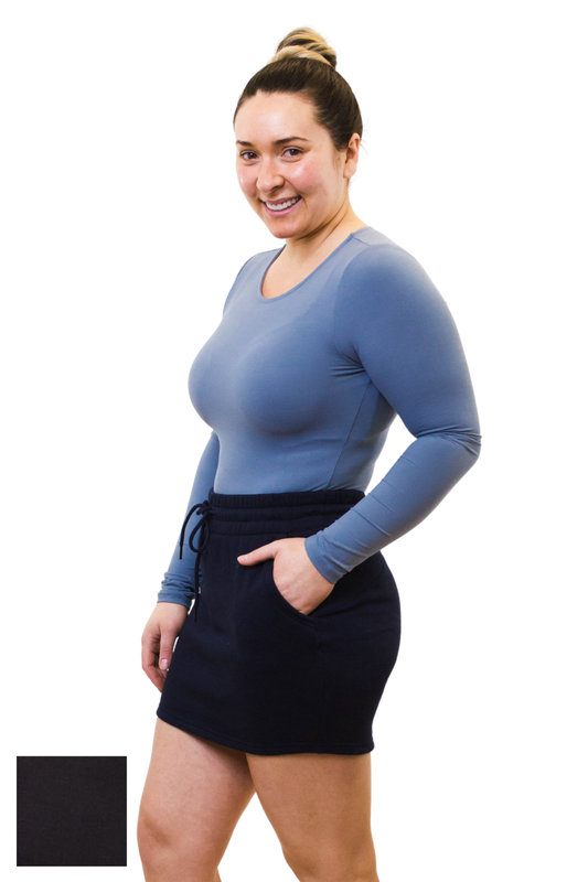 Butter Long Sleeve Round Neck Bodysuit