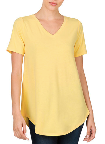 High-Low Short Sleeve T