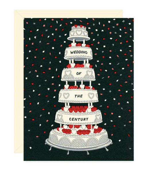 Wedding of the Century Greeting Card