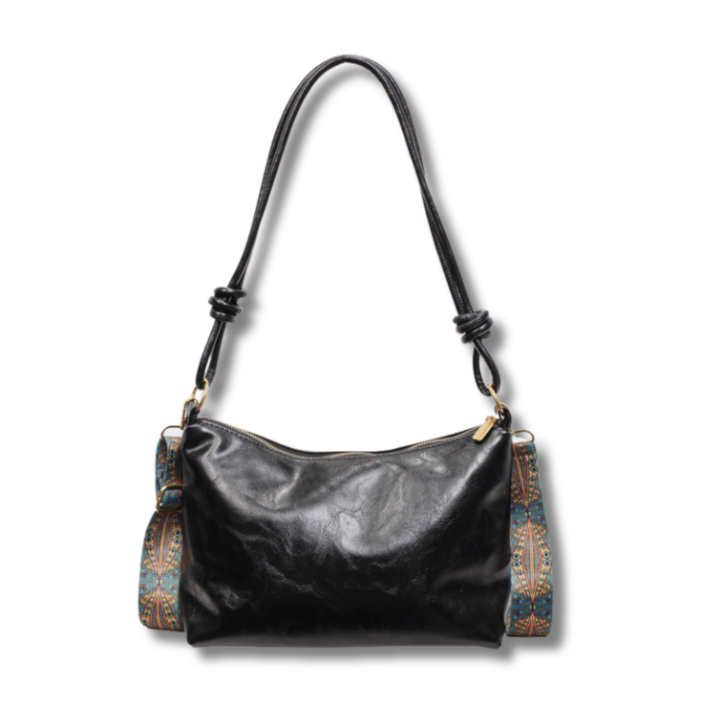 Soft & Slouchy Vegan Leather Dual Strap Handbag