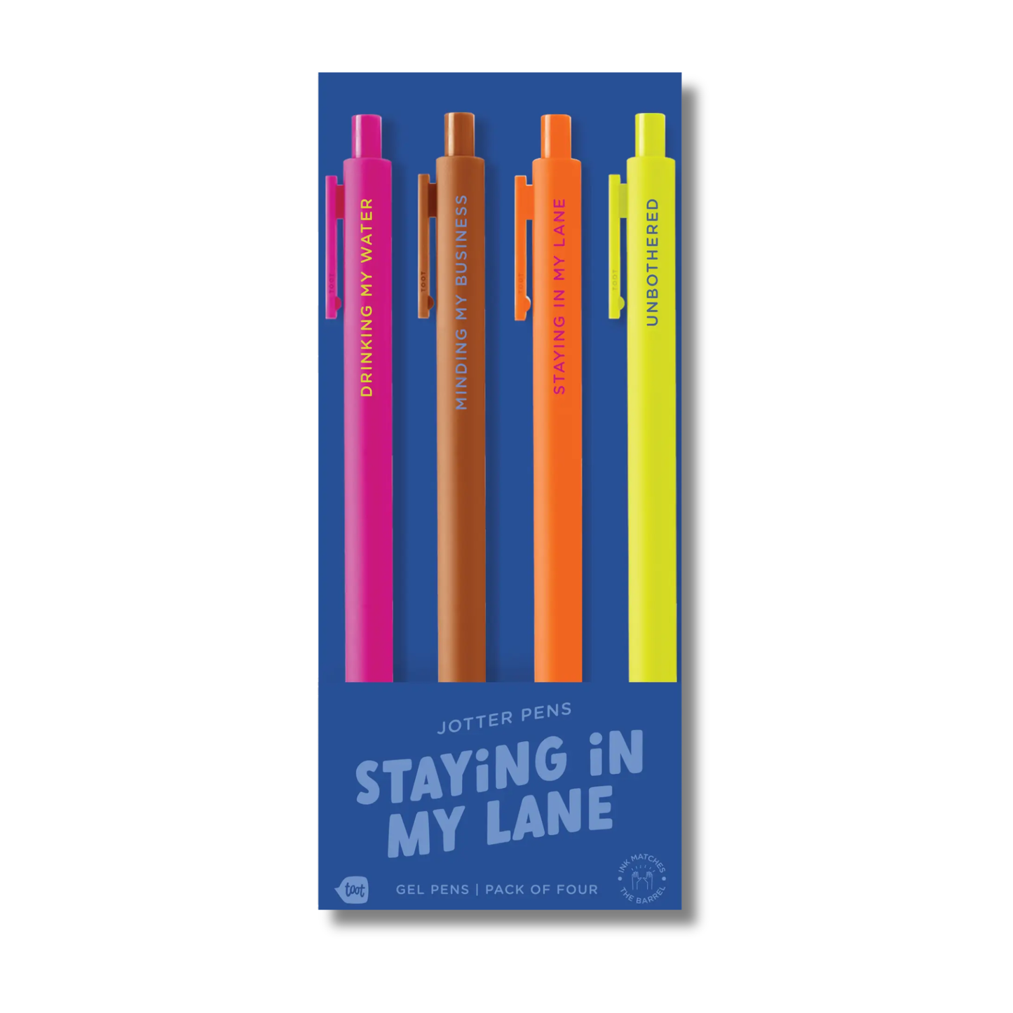Silly Saying Jotter Pens - 4 Pack