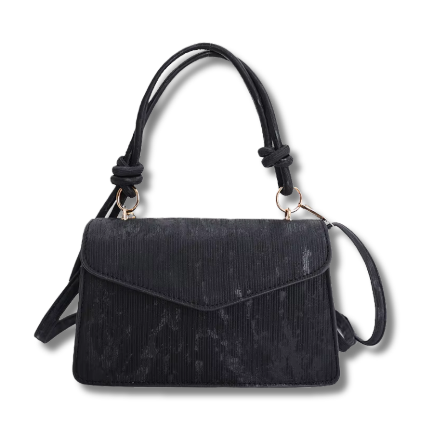 Textured & Distressed Small Envelope Crossbody Bag