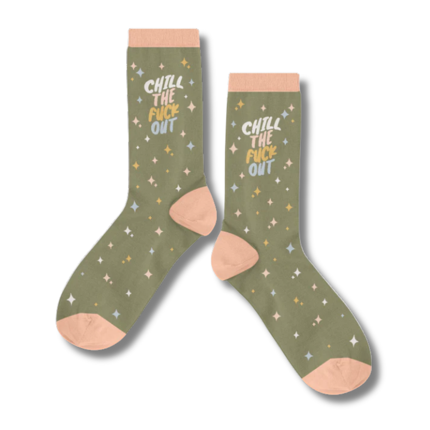 Silly Sayings Crew Socks