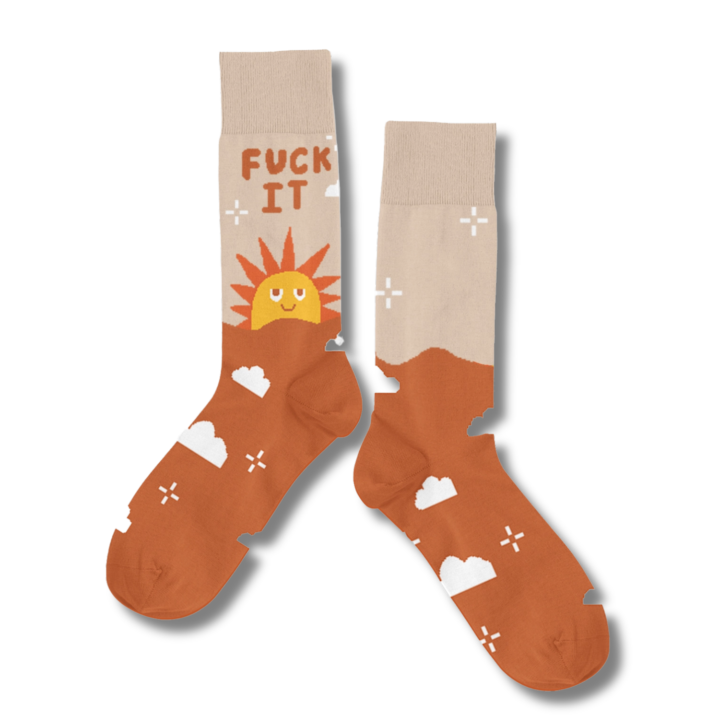 Silly Sayings Crew Socks