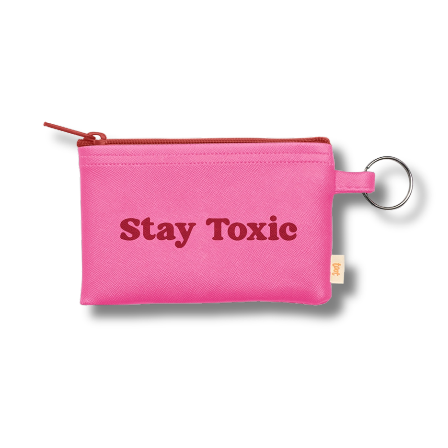 Silly Sayings Coin Purse with Key Ring