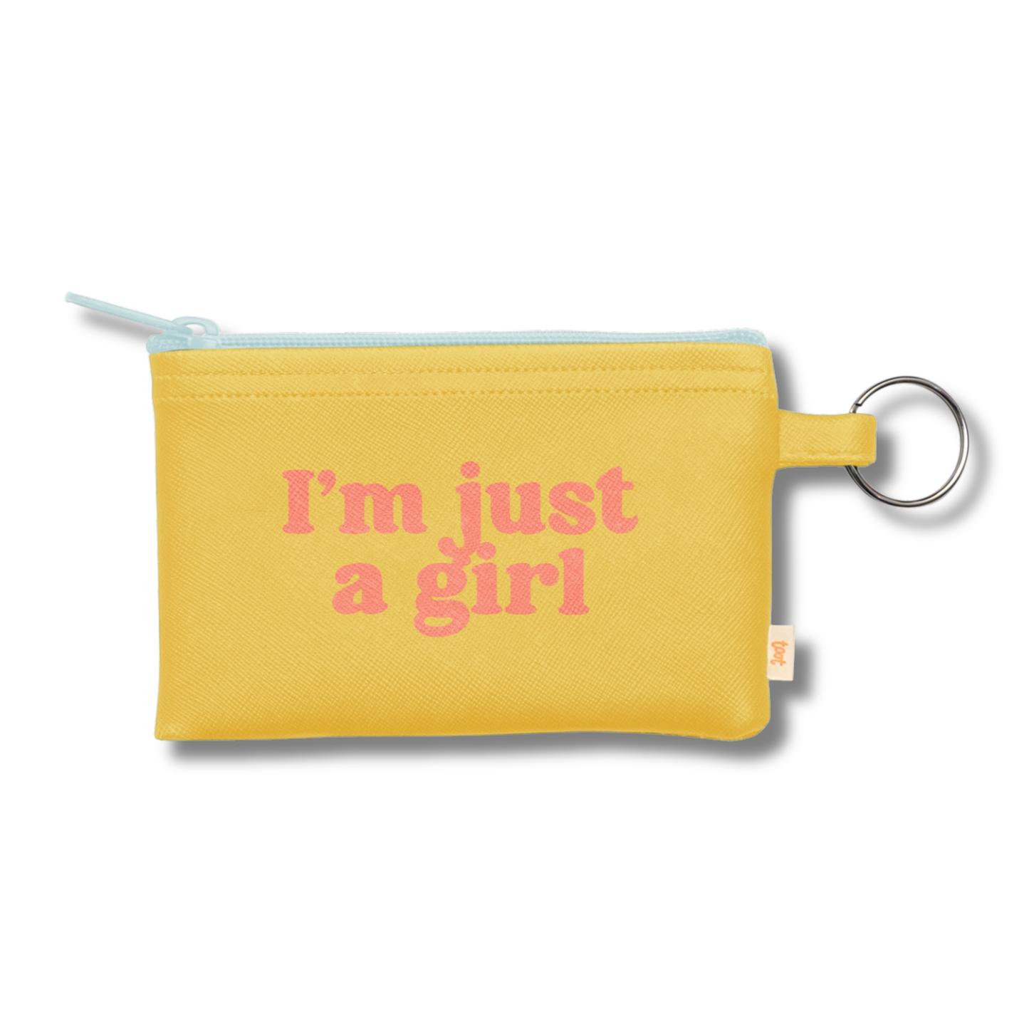 Silly Sayings Coin Purse with Key Ring