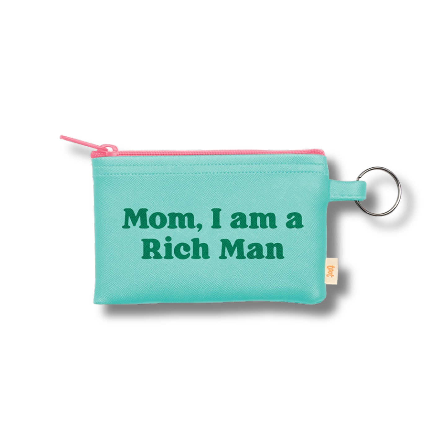Silly Sayings Coin Purse with Key Ring
