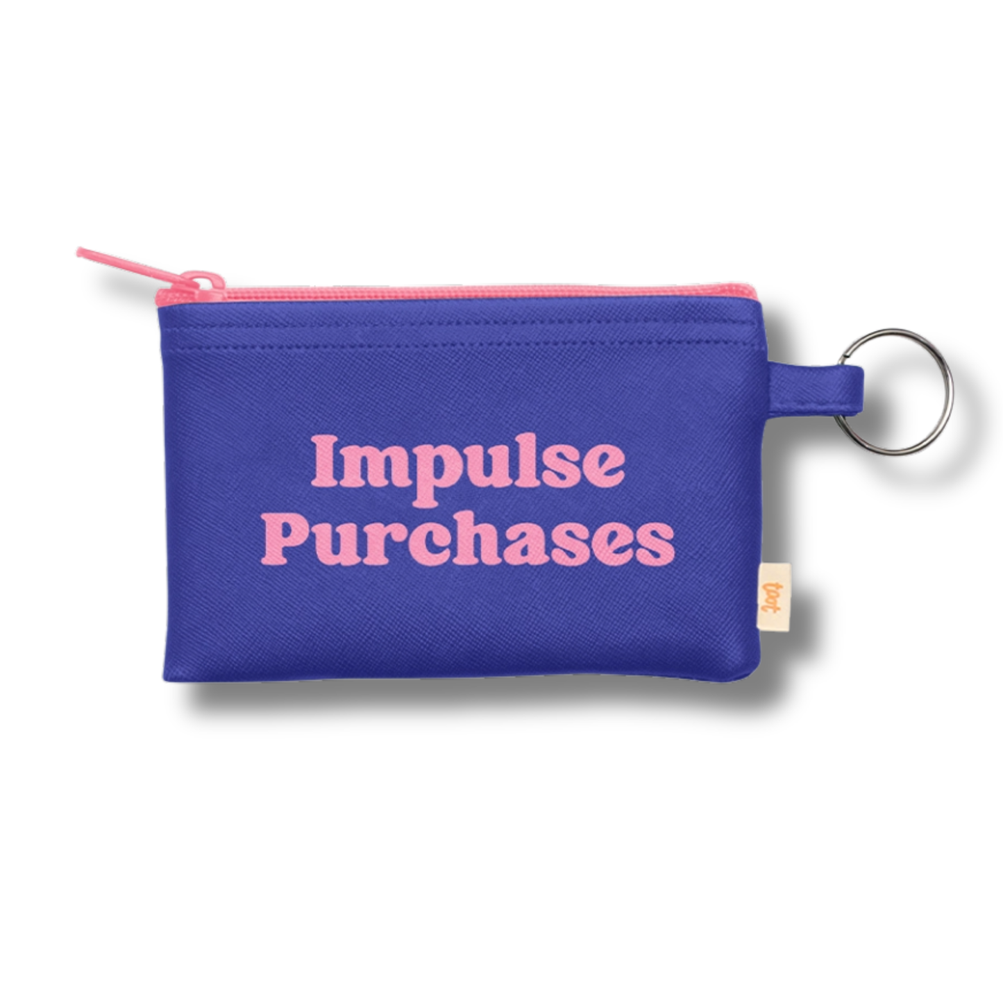 Silly Sayings Coin Purse with Key Ring