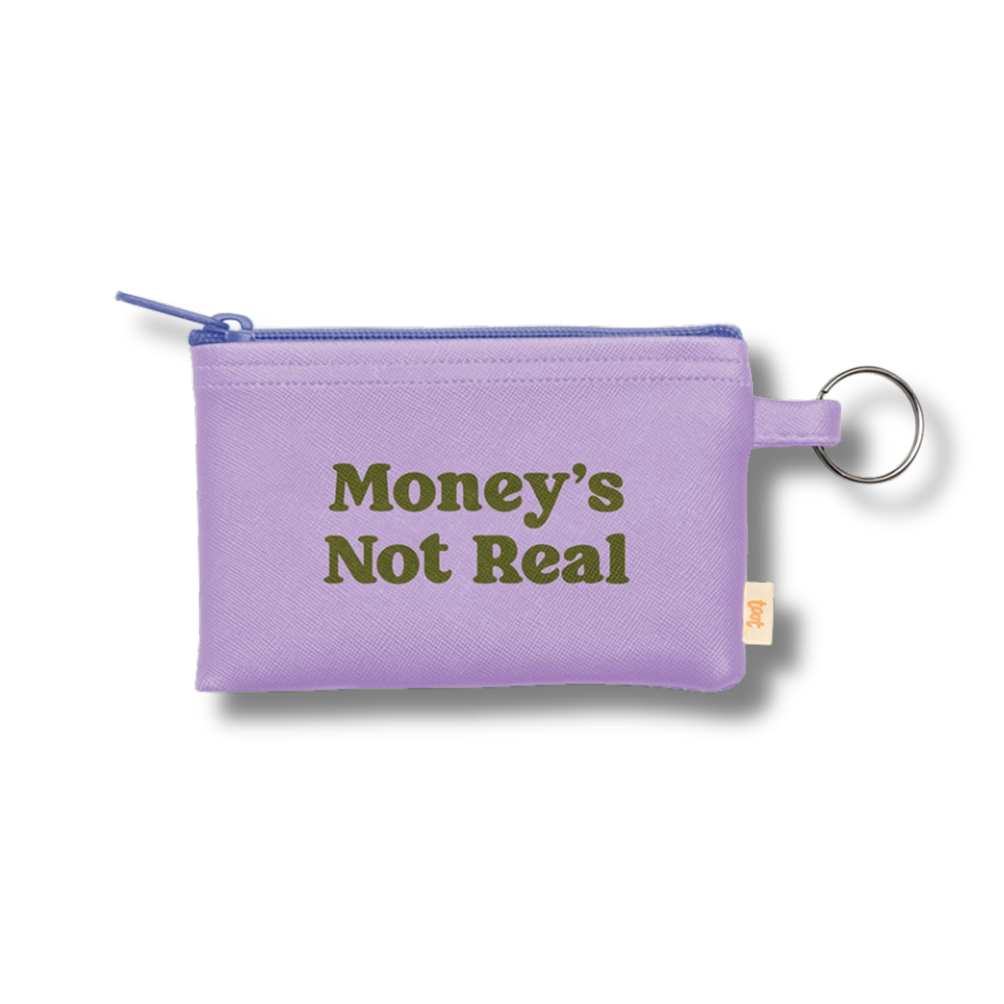 Silly Sayings Coin Purse with Key Ring