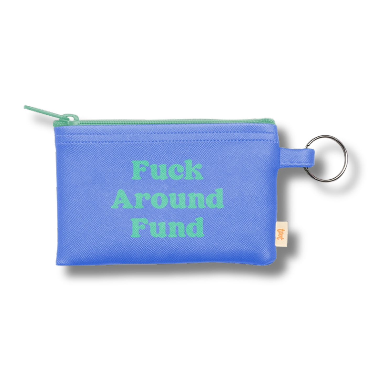 Silly Sayings Coin Purse with Key Ring